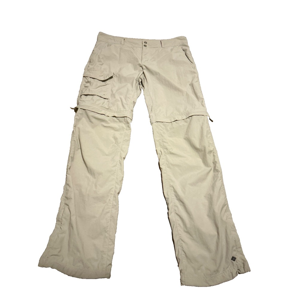 Columbia Silver Ridge Convertible Pants Women Sz 10 Short Omni-Wick Omni-Shade